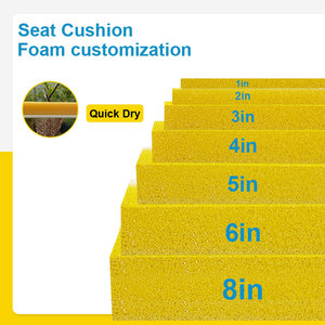 Nhà Máy Bán buôn <span class=keywords><strong>Polyurethane</strong></span> nhanh chóng khô bọt đệm miếng bọt biển cho đồ gỗ ngoài trời đệm - Product Image 3