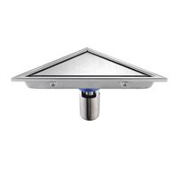 Grille de drain carrée personnalisable en acier inoxydable 304 de 4 pouces, facile à nettoyer, pour cuisine et salle de bain