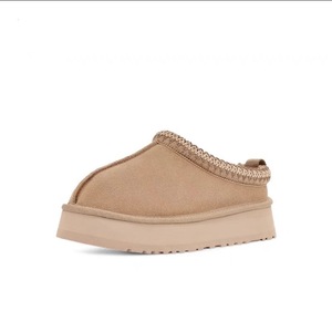 2025 su misura vera lana in pelle di pecora Tasman <span class=keywords><strong>pantofole</strong></span> brutta <span class=keywords><strong>pelliccia</strong></span> Australia Ug stivali per le donne con punta tonda inverno scarpe da neve - Product Image 1