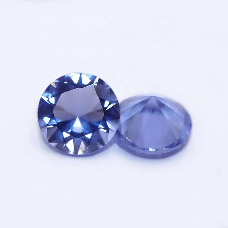 Redleaf Jewelry Discount price tanzanite 10.0mm round brilliant cut glass gems
