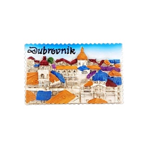 Chine Personnalisé À La Main Poly Résine Géorgie <span class=keywords><strong>Helen</strong></span> Ville Aimants De Réfrigérateur Souvenir Touristique Attrayant Personnalisé 3D Coucou Horloge Aimant - Product Image 5