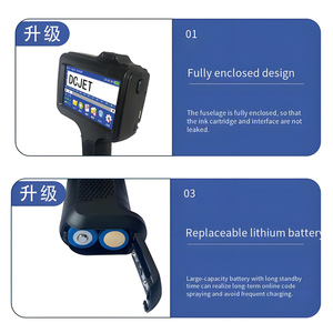 2025hot sellinq xách tay cầm tay máy in phun logo nhãn QR Mã Vạch đánh dấu máy in máy cho Nhựa kim loại chai - Product Image 3