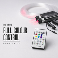Kit de Fibre Optique PMMA Personnalisable DIY 500 pièces 2m 0.75mm +45W LED RGBW Contrôle par Application IP20 Événements Décoratifs Effet Ciel Étoilé
