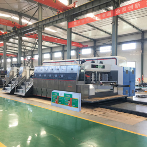 QYKW1224 1228 Hoàn Toàn Tự Động Chân Không Chuyển Feeder Flexo Máy In Slotter Die Cutter Folder Carton Making <span class=keywords><strong>Machine</strong></span> - Product Image 4