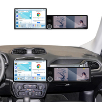 ZWNAV Schermo 13.1"+12.3" per Jeep Renegade 2015-2022, Android 15, Carplay Wireless, DSP, GPS, Radio Auto Stereo, 4G WiFi OEM