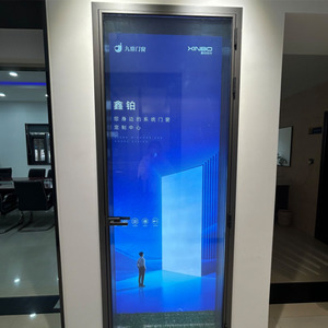 Vente directe d'usine Porte d'entrée moderne en aluminium et verre Porte pivotante Remplacement de fenêtres Portes pour pergola en aluminium Villa Maison - Product Image 4