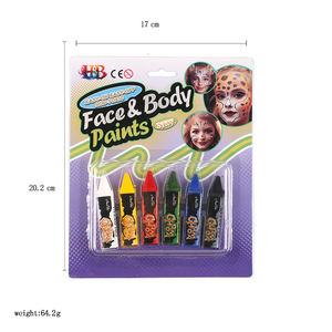 Ensemble de crayons à visage magiques à 12 couleurs, <span class=keywords><strong>peinture</strong></span> à l'huile pour la <span class=keywords><strong>peinture</strong></span> à la main des enfants, pour le maquillage de bal ou l'art corporel d'Halloween - Product Image 3