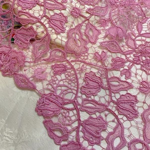 Nouvelle dentelle guipure double face en tissu pour robes longues de femme, accessoires de robe de soirée et de mariage - Product Image 1