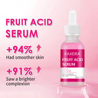 Fruitzuur Serum Hyaluronzuur Vitamine C Beautyverzorging Gezichtsverheldering Versterkt de huidbarrière Gezichtserum
