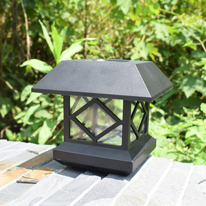 Độ Sáng Cao Bán Buôn IP65 Đèn Lồng Trang Trí 3 Inch Cột Ngoài Trời Cho Hàng Rào Boong 5X5 Đèn LED Cổng Năng Lượng Mặt Trời Hàng Đầu - Product Image 3