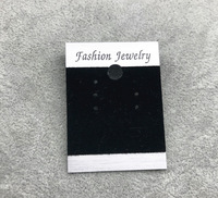 Nouvelles cartes de présentation pour boucles d'oreilles en velours gris, accessoires d'emballage de bijoux, cartes en papier biodégradable pour bagues