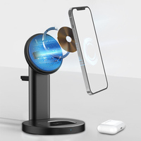 Gadget intelligent 15w charge rapide sans fil 3-en-1 Station de charge sans fil Giveaway Mini cadeaux promotionnels article cadeau d'affaires