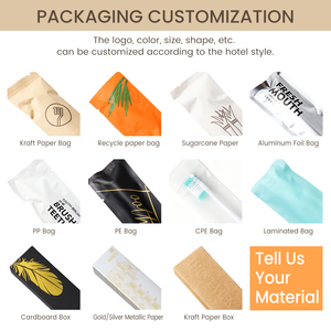 Set de Artículos de Aseo Desechables de Lujo para <span class=keywords><strong>Hotel</strong></span>, Set de Maquinillas de Afeitar de 2 Cuchillas, Ecológicas, de Bambú, Biodegradables, para Resort - Product Image 5