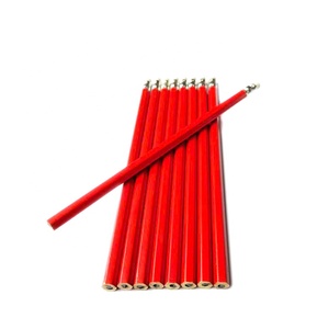 عرض ترويجي بالجملة قلم رسم خشبي 7.5 بوصة حسب الطلب أحمر 2B قلم رسم مع ممحاة - Product Image 3