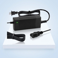 Chargeur de batterie au phosphate de fer et de lithium 36,5V2A pour moto/scooter électrique, compatible avec les batteries LiFePO4 20S, 73W
