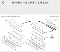 Kit d'entretien de planche à repasser 2640660 pour pièces de finisseur d'asphalte Vogele SB300-3