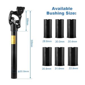 Tige de <span class=keywords><strong>Selle</strong></span> à Suspension Sr Suntour NCX pour Vélos de Montagne, Amortisseurs de <span class=keywords><strong>Selle</strong></span>, Diamètre 27-33.9mm, Tige de <span class=keywords><strong>Selle</strong></span> 350mm - Product Image 3