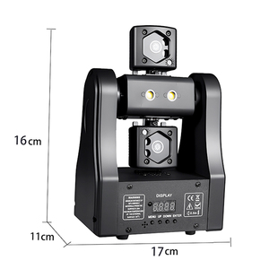 36w Mini Moving Head Laser Light RGB <strong>DJ</strong> Stage Lighting with Dual Gobo Projector LED Beam Effect for Party KTV Bar Wedding Club - Product Image 2