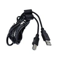 Cable de 2m USB 2,0 a macho a b macho 28 24 AWG con ferrita
