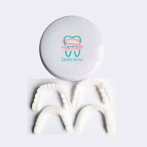 Nuove <span class=keywords><strong>Faccette</strong></span> Dentali Artificiali Snap-On Perfette di Grado Alimentare, Accessori Multiuso per lo Sbiancamento dei <span class=keywords><strong>Denti</strong></span> per Uso Domestico - Product Image 1