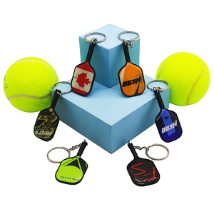 Für Zinklegierung Fashion Pickleball Paddle Court Mat DIY Design Schlüsselanhänger – Six <span class=keywords><strong>Zero</strong></span> Propulsion - Product Image 1