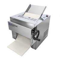 Machine à rouler la pâte entièrement automatique, presse à pizza électrique commerciale, laminoir en acier inoxydable, presse à nouilles pour boulangerie, 220v