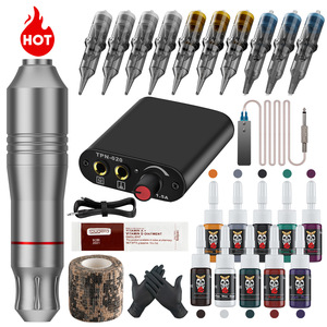 2022 nhà máy giá rẻ bán buôn trang điểm vĩnh viễn Top động cơ Tattoo Machine hoàn chỉnh Tattoo Machine <span class=keywords><strong>Kit</strong></span> - Product Image 5