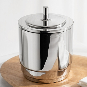 İskandinav yaratıcı işık lüks buz kovası paslanmaz çelik soğutucu için parti eve taşınma şarap seti odası dekorasyon hediye fikri - Product Image 5