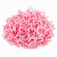 Déchets de papier raphia sans poussière, colorés, coupés en zigzag, pour remplissage de boîtes cadeaux, emballage de bonbons de mariage