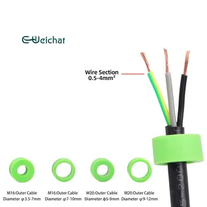 E-Weichat IP 68 scatola di giunzione impermeabile scatola di giunzione elettrica a 3 vie scatola di giunzione per l'illuminazione del paesaggio