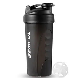 2024 Phổ Biến Bán Buôn Protein Shaker Nhựa Protein Mixer Chai Nước Phòng Tập Thể Dục Du Lịch Cổ Điển Cốc Nhựa Người Lớn 7*7*24Cm