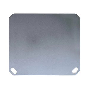 Piastra per <span class=keywords><strong>Pizza</strong></span> in Acciaio Dolce Rettangolare Personalizzabile con Foro Singolo, Colore Nero, Dimensioni 355x355 per Uso Domestico in Cucina - Product Image 2