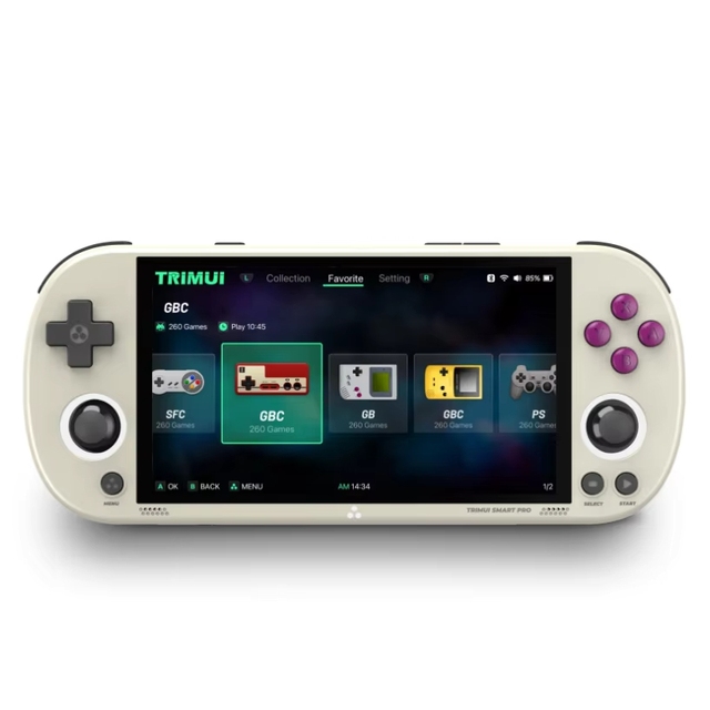 TRIMUI SMART PRO 4.96inch IPS Screen Type-C 5000mAh Battery Retro Style Pocket Portable Handheld Game Console