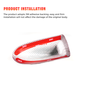 Radôme extérieur de voiture en fibre de carbone véritable sèche pour accessoires 2010-2015 - Product Image 4