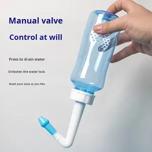 Irrigateur nasal dispositif d'irrigation nasale domestique rhinite adulte irrigation nasale manuelle pour enfants, flacon pulvérisateur d'eau salée de mer - Product Image 4