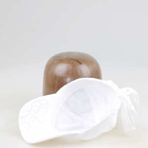 Casquette de baseball en <span class=keywords><strong>dentelle</strong></span> pour femme, logo personnalisé, mode, chapeaux avec nœud à l'arrière - Product Image 5
