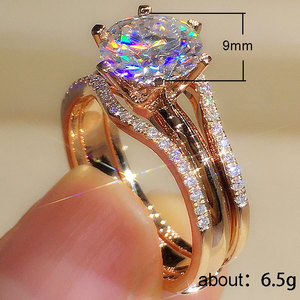Anello a Sei Punte con Design Quadrato, Stile Classico per Donne - Product Image 6