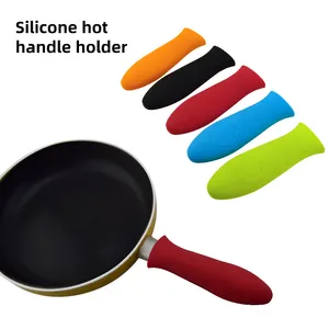 Оптовая продажа Прочный термостойкий Мини-силиконовый держатель ручки для кухонной посуды