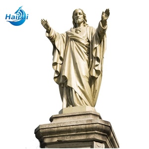 Escultura Religiosa Católica de Metal Fundido para Jardín Exterior, Tamaño Personalizado, Bronce Tradicional, Cristo, Jesús Sin Hogar, HR-339 Bro - Product Image 2