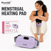 Masajeador 2024 para Alivio del Dolor Menstrual, Dispositivo de Calor para el Dolor Menstrual, Cinturón de Alivio Portátil, Terapia en Casa, Cuidado Menstrual para Mujeres