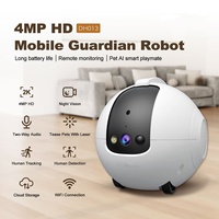 Caméra pour animaux de compagnie Robot 4MP Caméra compagnon pour animaux de compagnie Audio bidirectionnel 2.4g Wifi Chat Robot Jouet Caméra pour animaux de compagnie Moniteurs pour chats chiens