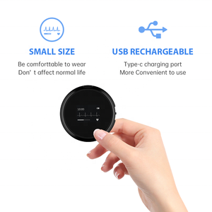 Moniteur de fréquence cardiaque Lepu 72H, moniteur <span class=keywords><strong>ECG</strong></span>, appareil d'électrocardiogramme portable, analyse dynamique EKG - Product Image 6
