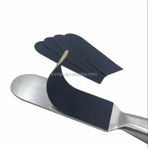 Stainless Steel Double Sisi Pedikur Kaki File Kering Kertas Amplas Ditaburi Parutan Stainless Steel Double Sisi Pedikur Kaki File