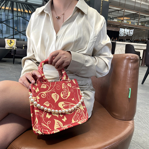 1 Quantité Minimale De Commande D'épaule Rouge Fleur <span class=keywords><strong>Messenger</strong></span> Élégant Femelle Carré Designer Sacs En Cuir Femmes Sacs À Main Dames Fourre-Tout Sac Casual - Product Image 3