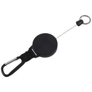 พวงกุญแจแบบยืดหดได้ EDC ขนาด 4 ซม. สายสลิงสแตนเลสพร้อมหัวล็อคแบบดึงง่าย อุปกรณ์เสริมพกพาสำหรับกุญแจ - Product Image 3