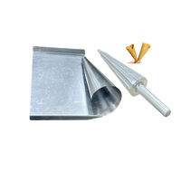 Outil manuel pour faire des cornets de gaufres en silicone de qualité alimentaire et en acier inoxydable, outil pour faire des cornets de crème glacée, rouleau pour cornets de gaufres