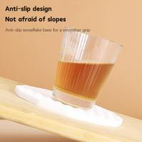 Dessous de plat en silicone de style nordique écologique antidérapant résistant à la chaleur de 16cm 10mm d'épaisseur pour casseroles chaudes et casseroles, support de plaque chauffante