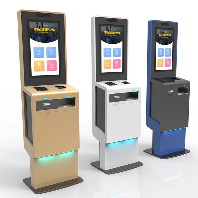 Government Self-Service Terminals Machine Interactive Information Custom Check-In Self-Service Kiosk