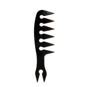 <span class=keywords><strong>Peigne</strong></span> à huile rétro en plastique pour barbier professionnel, <span class=keywords><strong>peigne</strong></span> à dents larges, outils de coiffure pour salons de coiffure - Product Image 1