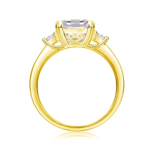 Anello in Argento Sterling S925 con Diamante Moissanite Colorato 12948 per Donna, Vendita all'Ingrosso per Europa e Stati Uniti - Product Image 4